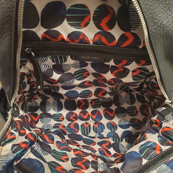 NINE WEST Black Leather Backpack main image 2